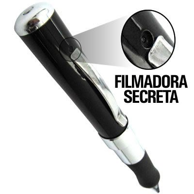 Caneta Espiã Filmadora de 2GB com Bateria Interna